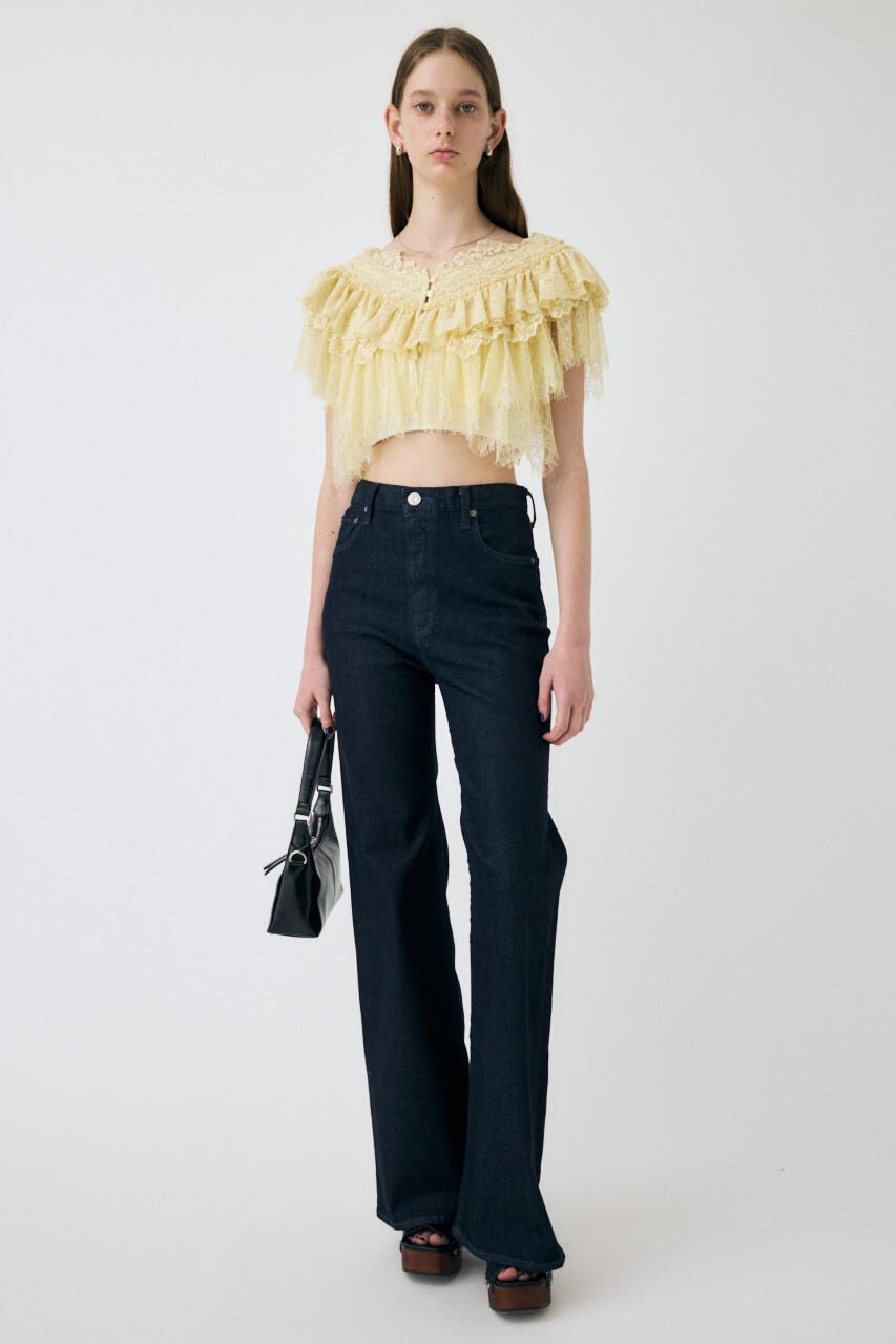 MOUSSY「LACE FRILLS トップス」|シャツ・ブラウス|