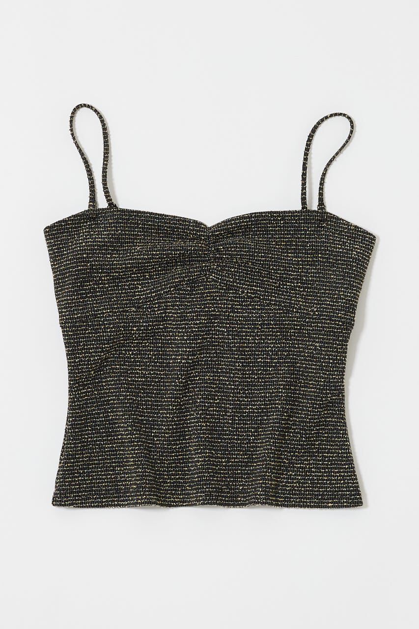 MOUSSY「BOUCLE TWEED キャミ」|キャミソール|