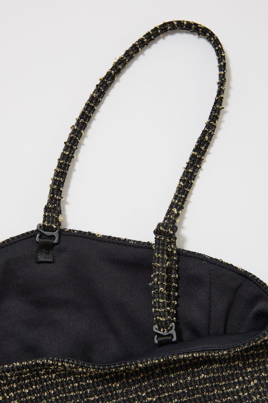 MOUSSY「BOUCLE TWEED キャミ」|キャミソール|