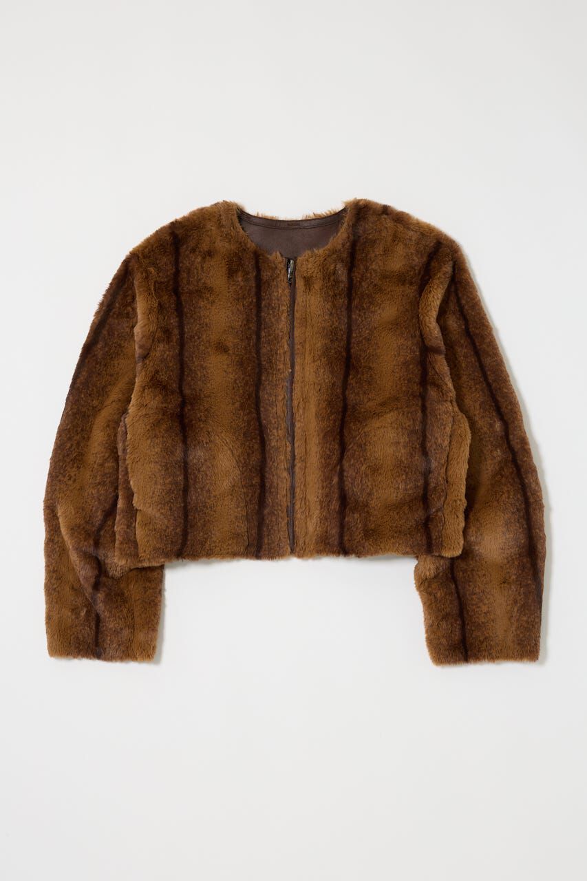 MOUSSY「REVER FAUX ファーコート」|ブルゾン・スタジャン|