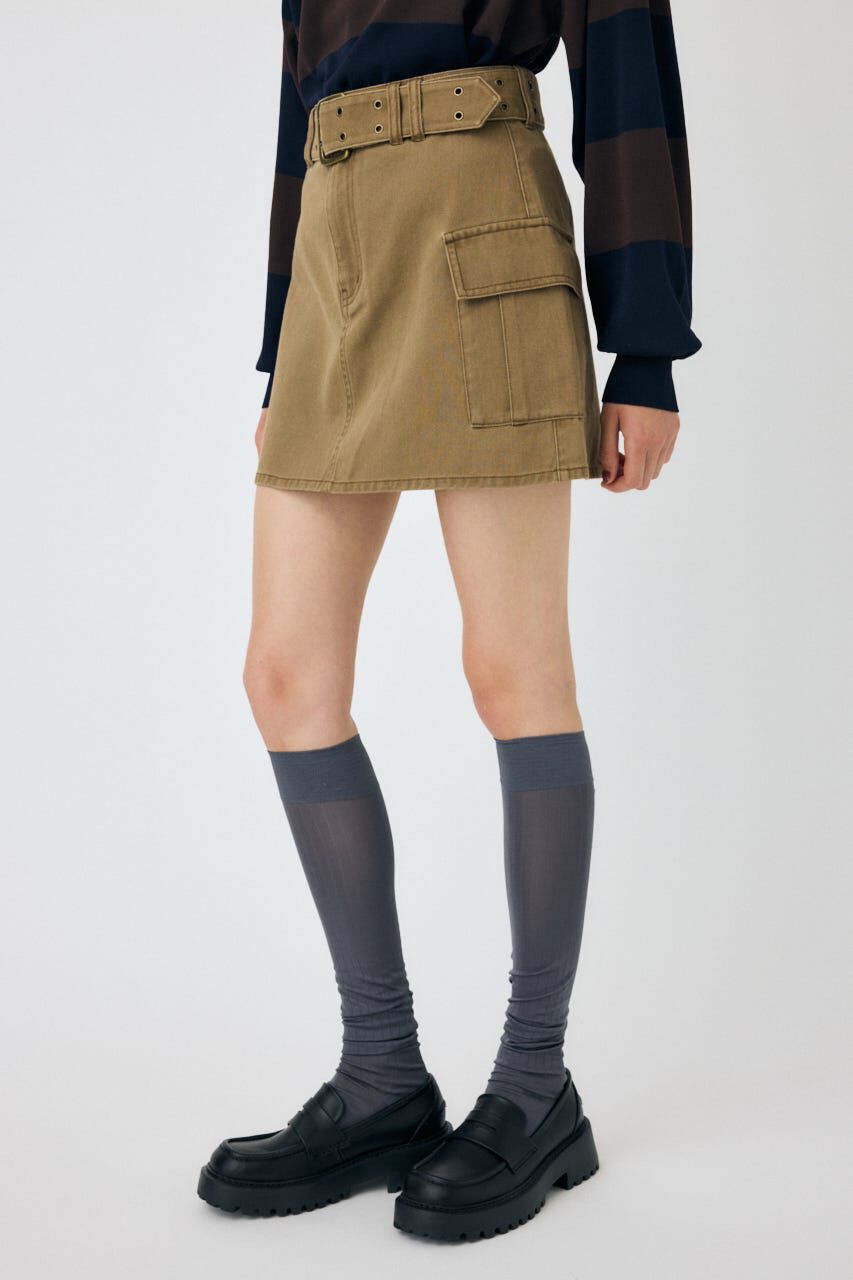 MOUSSY「BELT MINI スカート」|スカート|