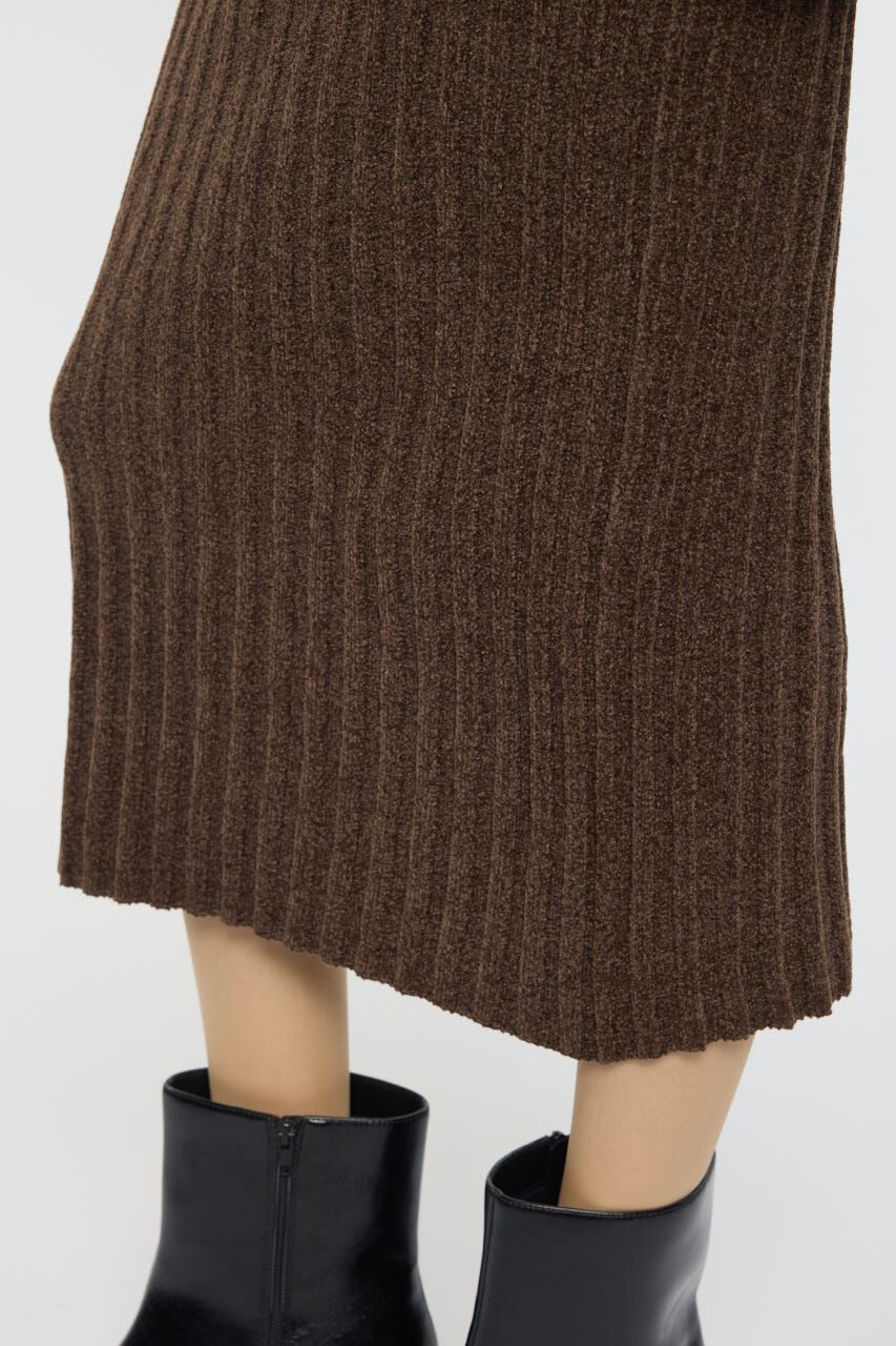 MOUSSY「VELOUR TOUCH KNIT ドレス」|ワンピース|