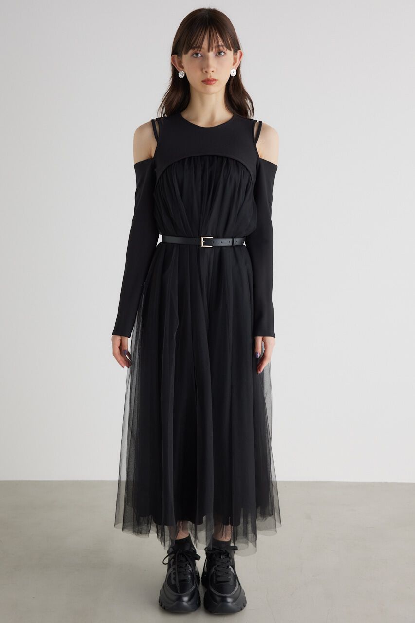 rienda「チュールコンビフレア OP」|ワンピース|