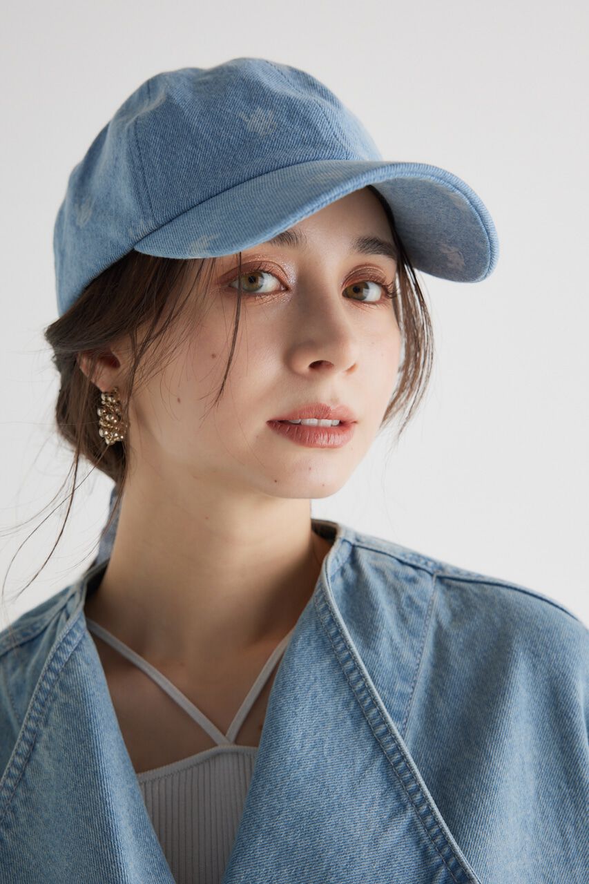 rienda「デニムロゴキャップ」|その他|L/BLU1