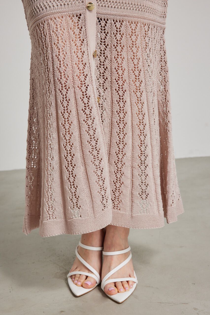 rienda「マルチWAYクロシェSET Knit OP」|ワンピース|