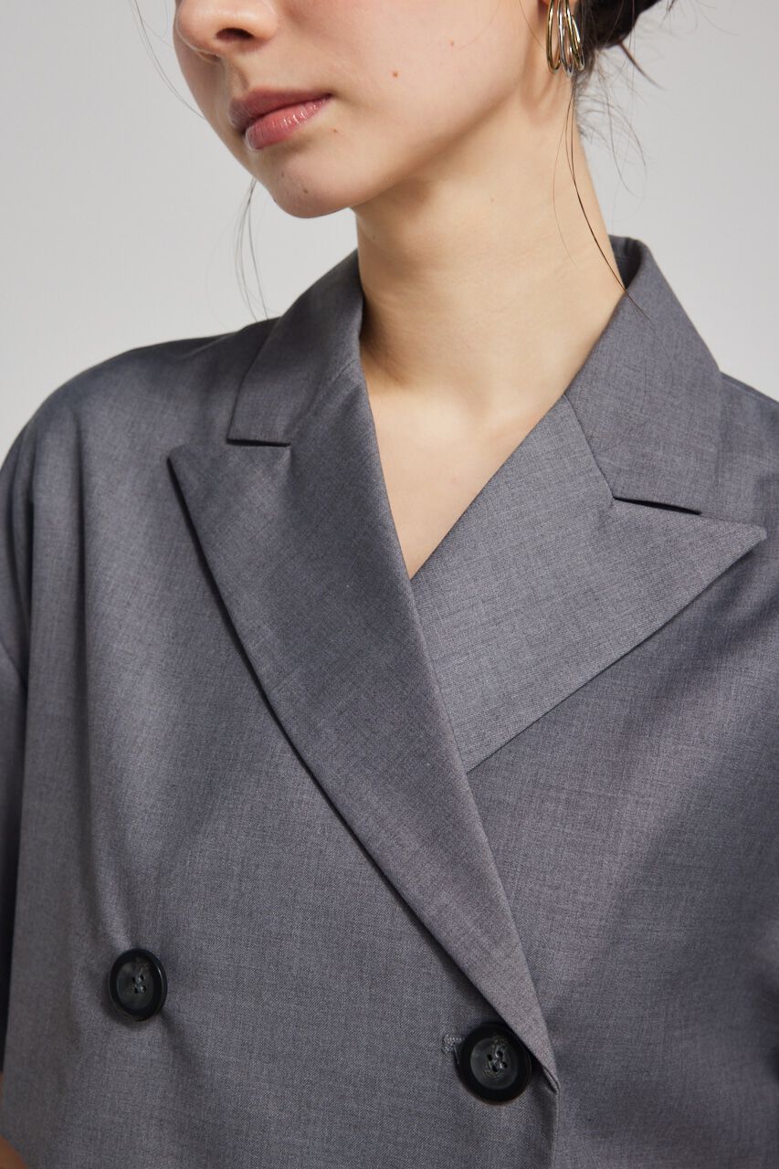 rienda「クロップドハーフSLV JK」|その他|