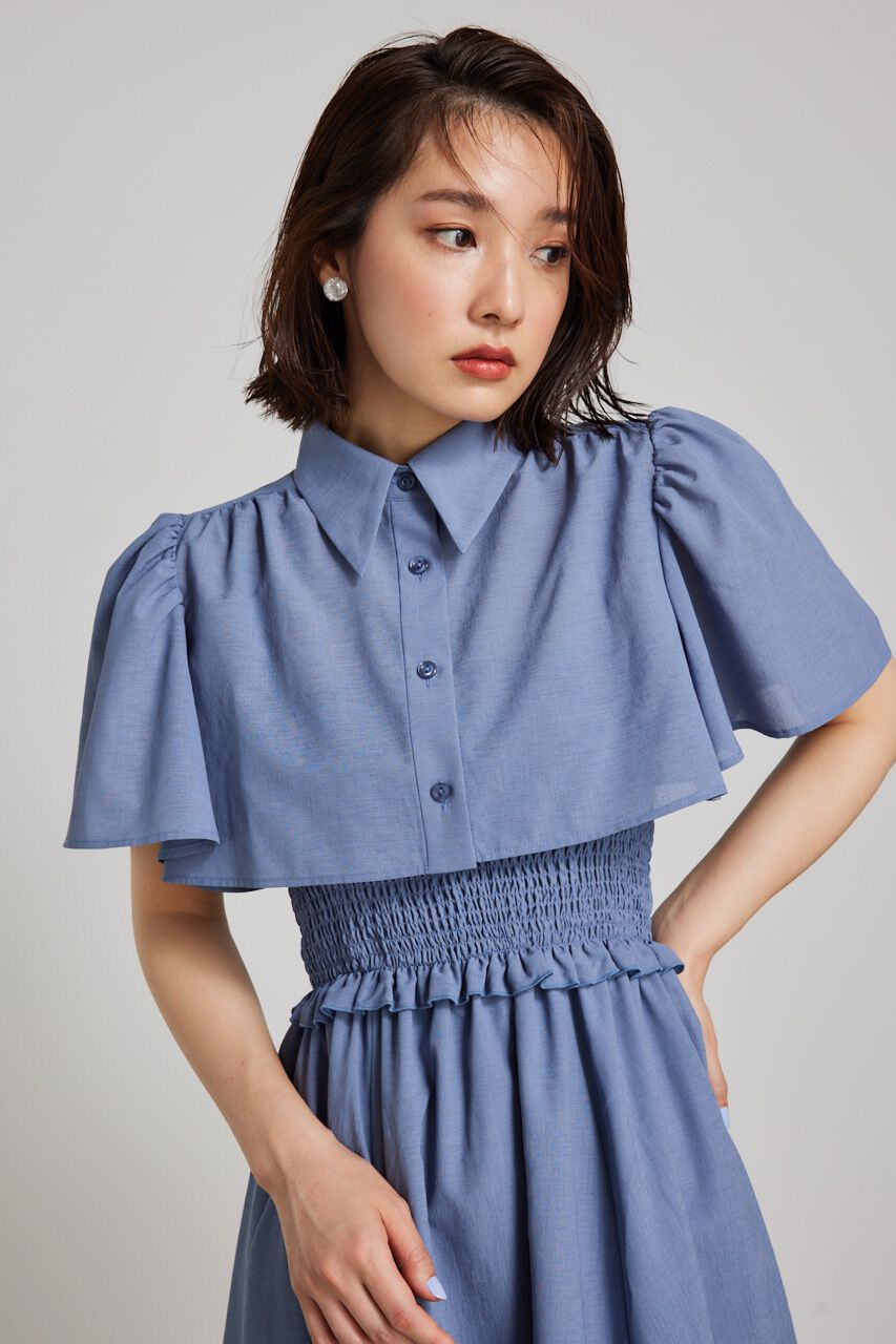 rienda「フレアSH SET シャーリングベアOP」|ワンピース|