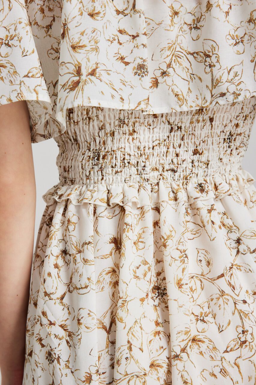 rienda「フレアSH SET シャーリングベアOP」|ワンピース|