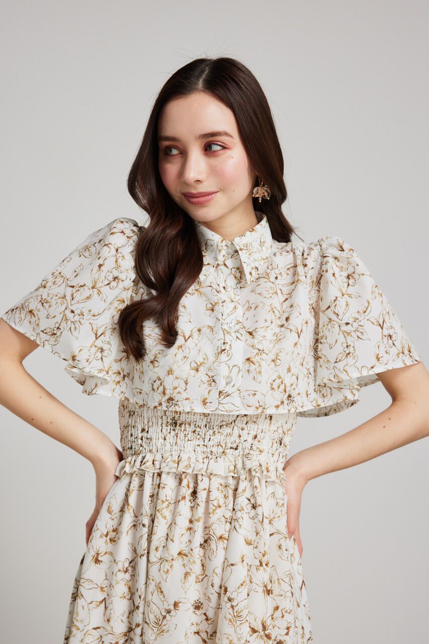 rienda「フレアSH SET シャーリングベアOP」|ワンピース|