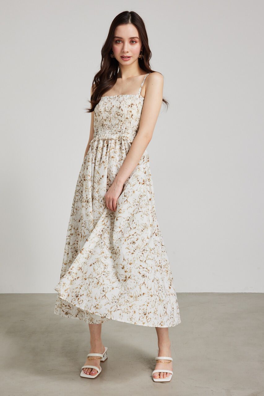 rienda「フレアSH SET シャーリングベアOP」|ワンピース|