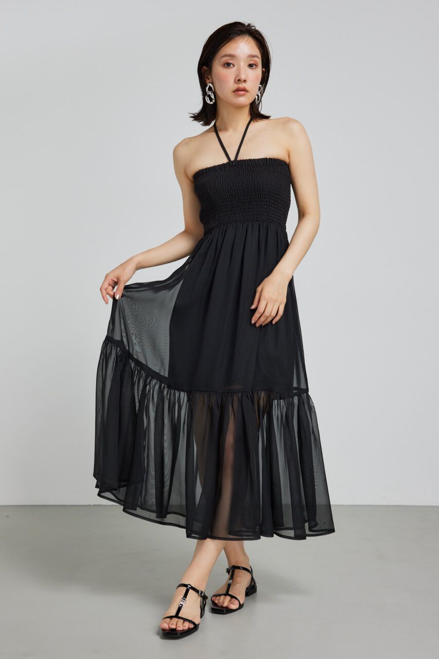 rienda「シャーリングベアシフォンワンピース」|ワンピース|