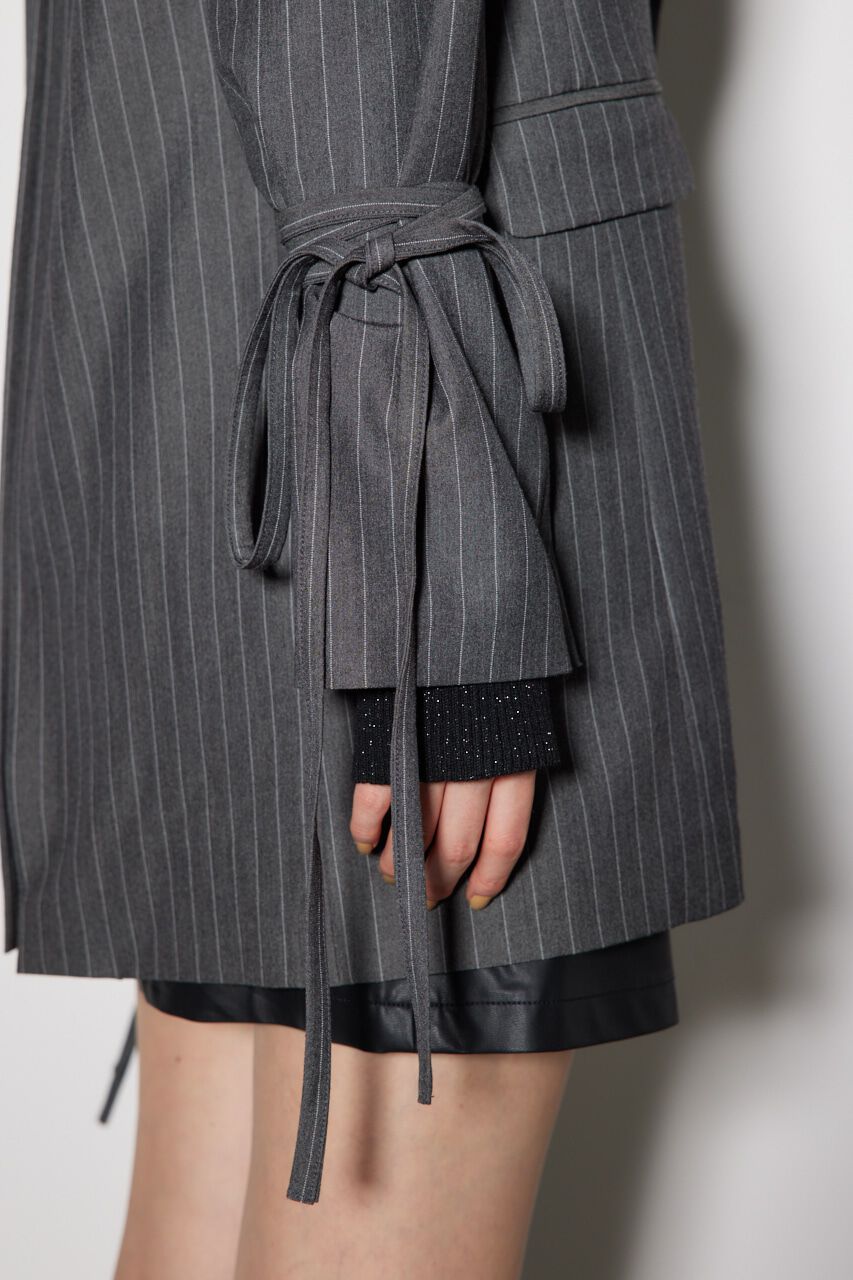 rienda「ストライプシングルテーラージャケット」|その他|