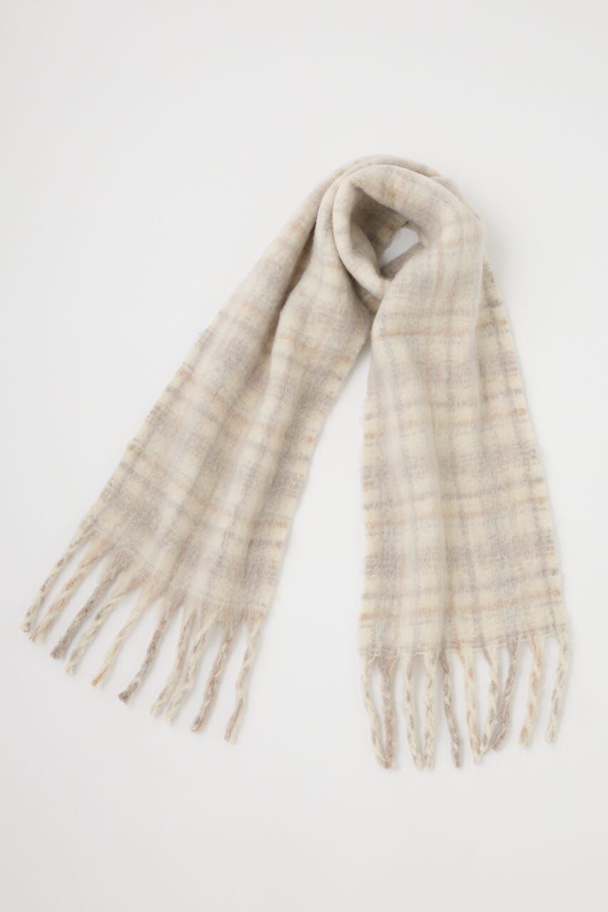 rienda「ボリュームチェックストール」|その他|