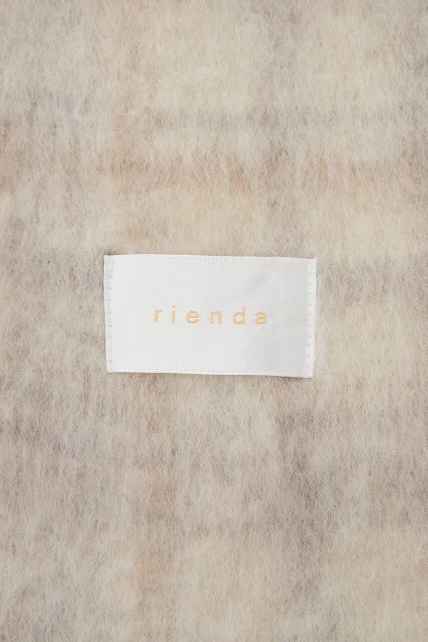 rienda「ボリュームチェックストール」|その他|