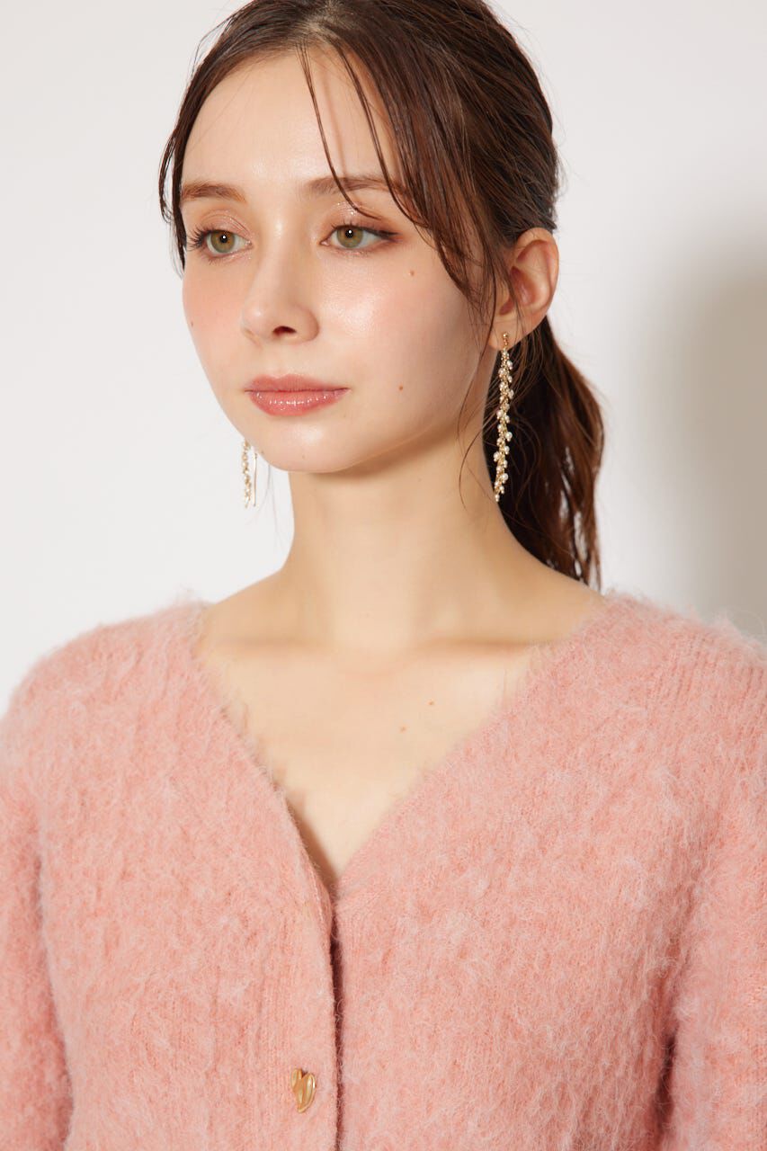 rienda「W faceシャギーニットカーディガン」|カーディガン|