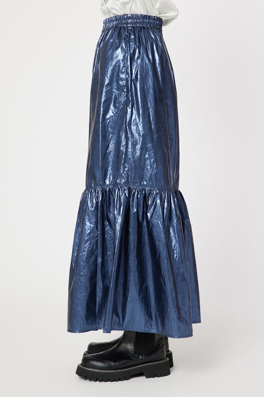 RODEO CROWNS「メタリックギャザースカート」|スカート|