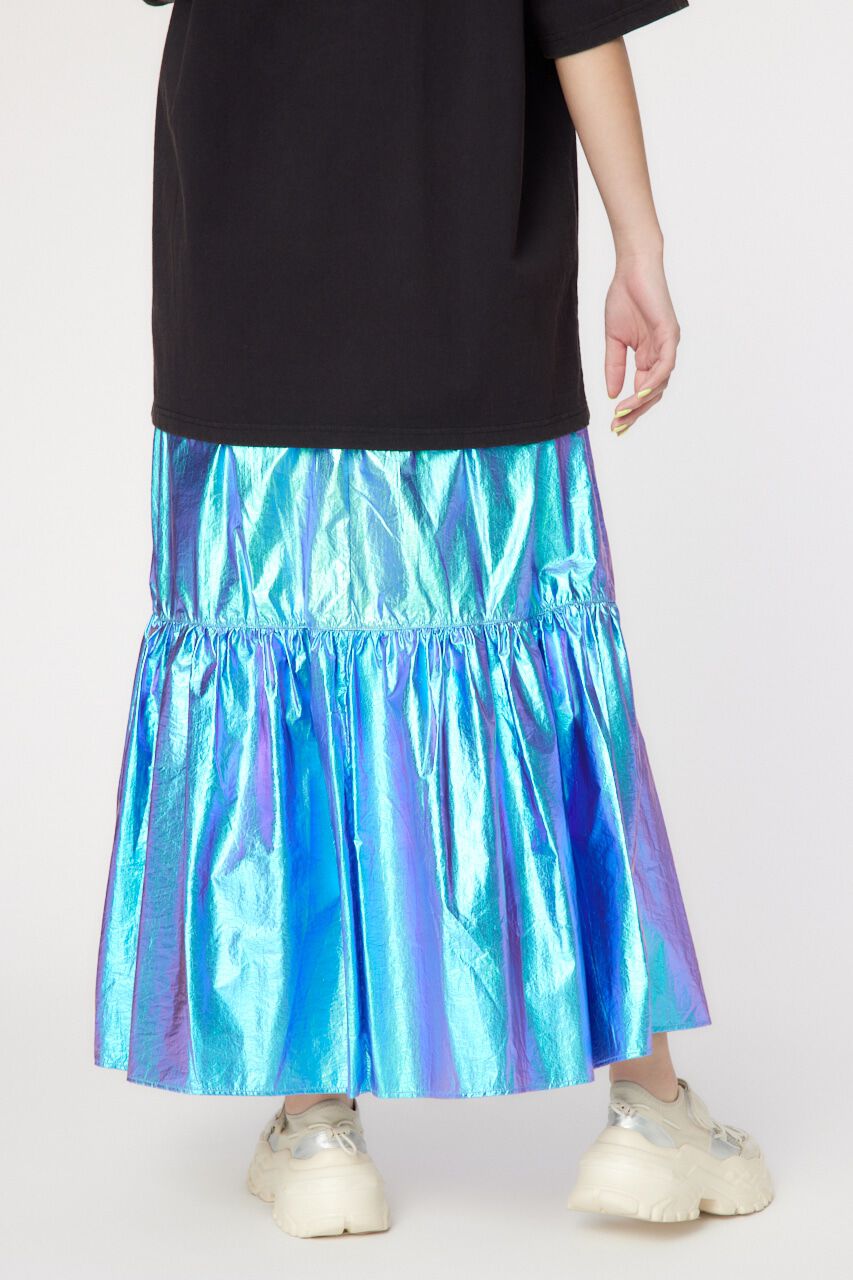 RODEO CROWNS「メタリックギャザースカート」|スカート|