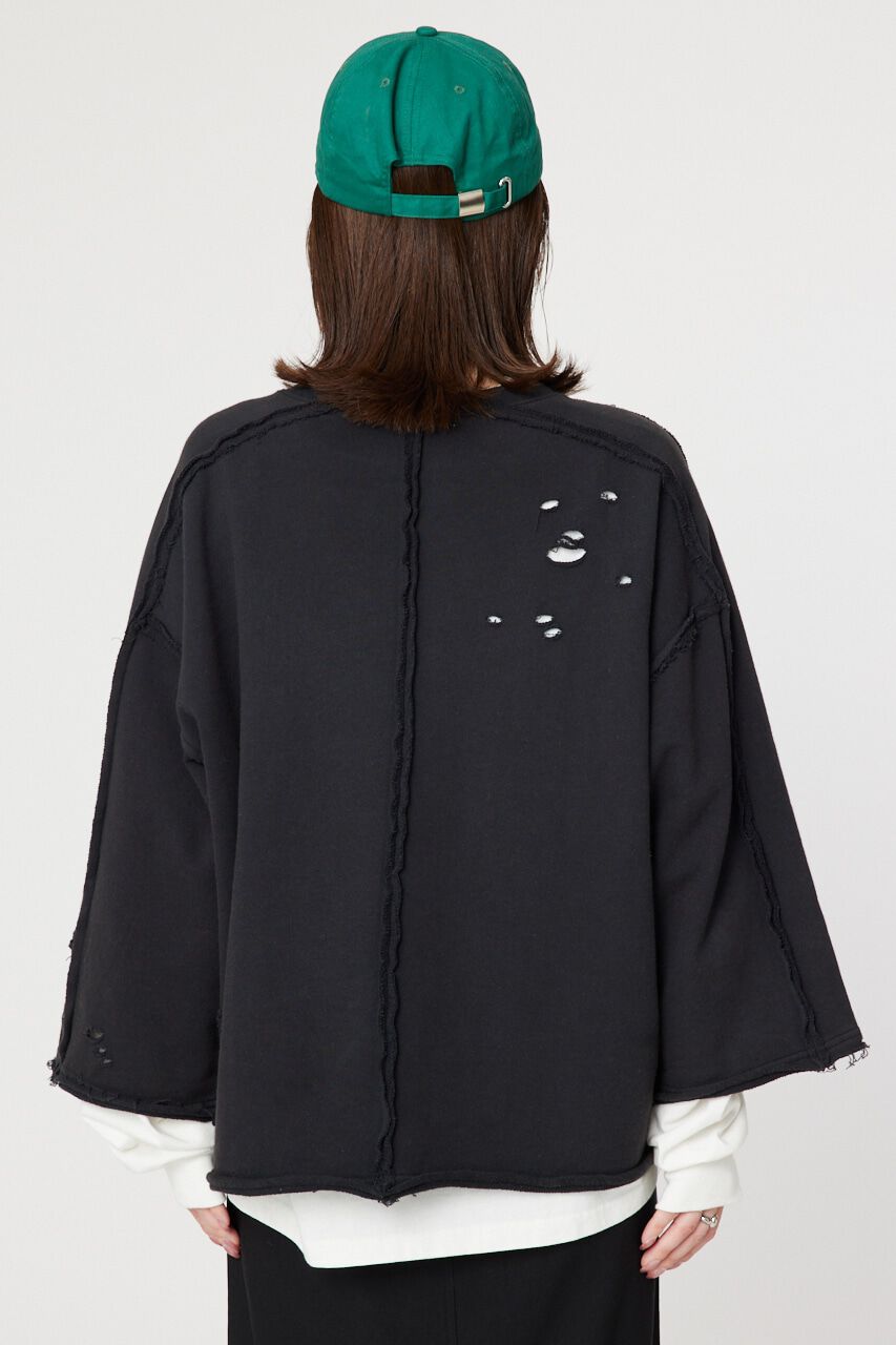 RODEO CROWNS「ウォッシュダメージスウェット」|Tシャツ・カットソー|