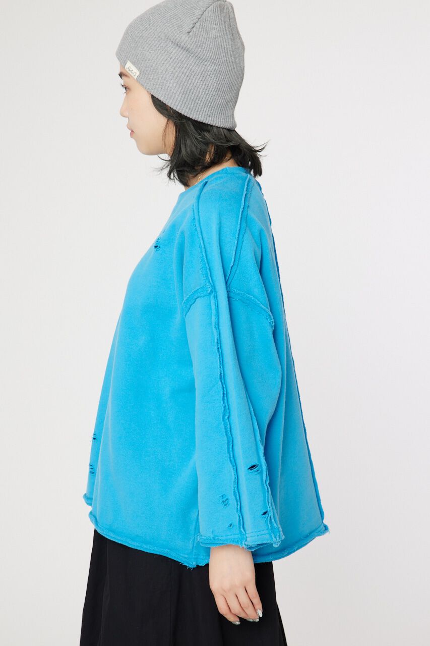 RODEO CROWNS「ウォッシュダメージスウェット」|Tシャツ・カットソー|