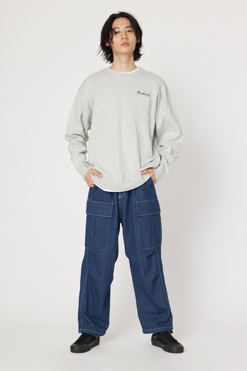 RODEO CROWNS「メンズ CROWN OG パッチニットトップス」|ニット・セーター|