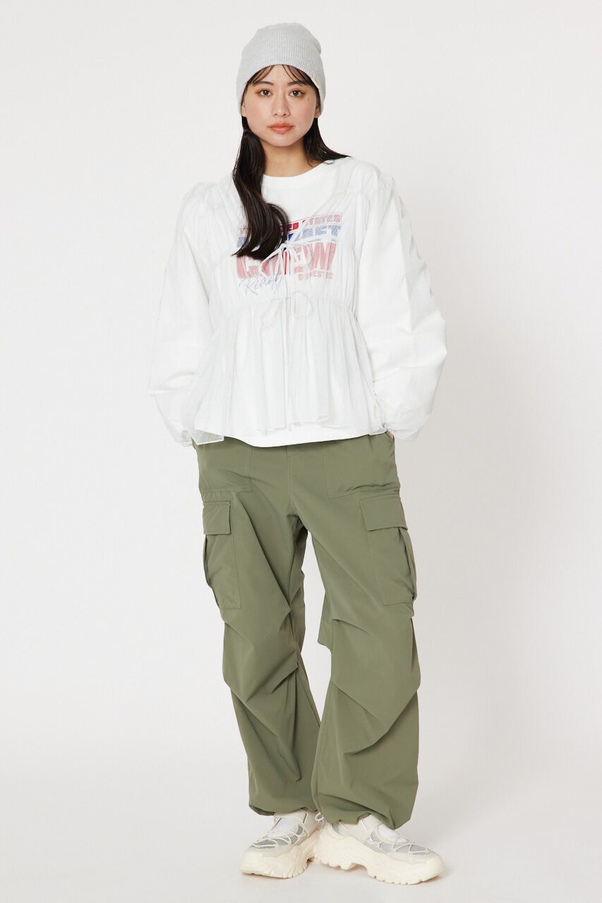 RODEO CROWNS「チュール2WAYトップス」|シャツ・ブラウス|