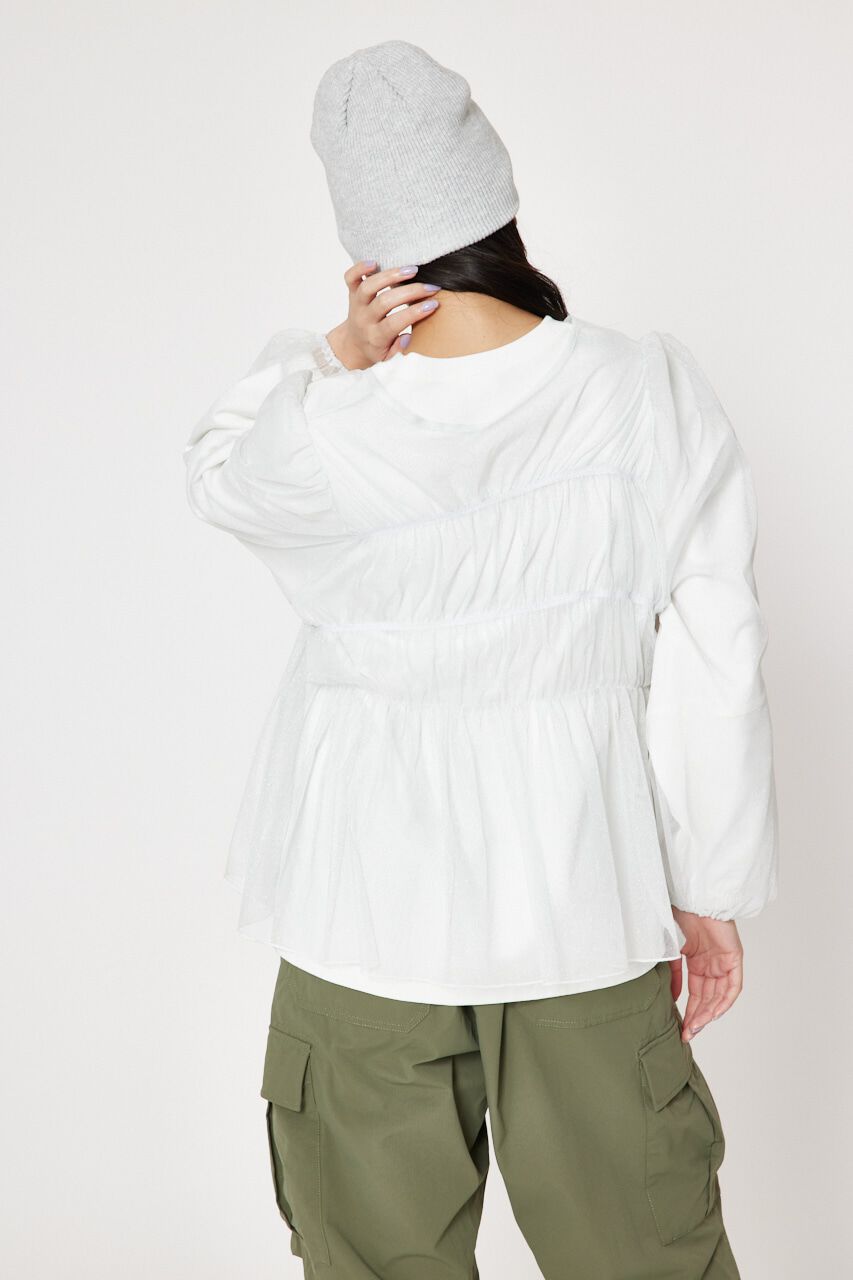 RODEO CROWNS「チュール2WAYトップス」|シャツ・ブラウス|