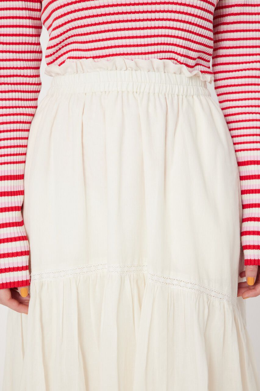 RODEO CROWNS「レースキリカエコットンフレアスカート」|スカート|