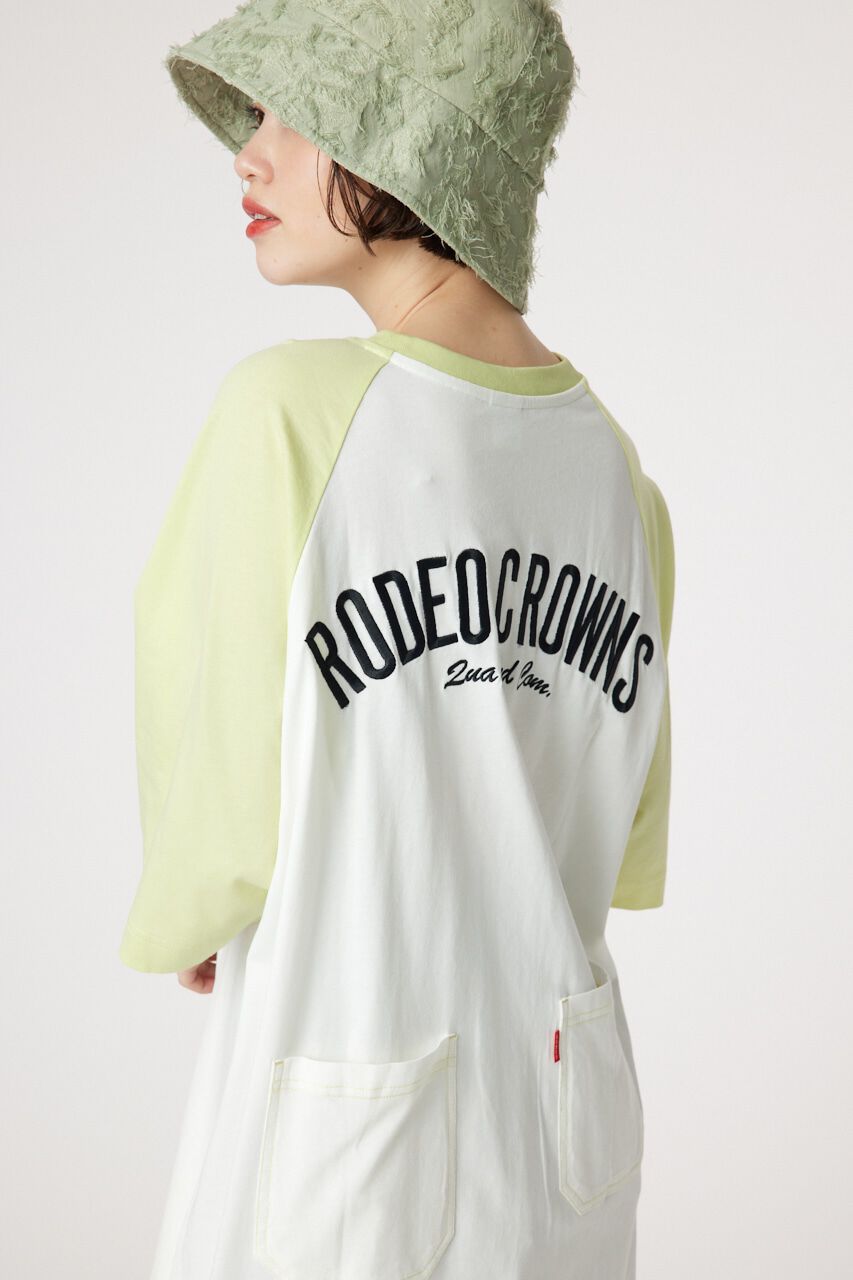 RODEO CROWNS「ラグランカラーステッチワンピース」|ワンピース|