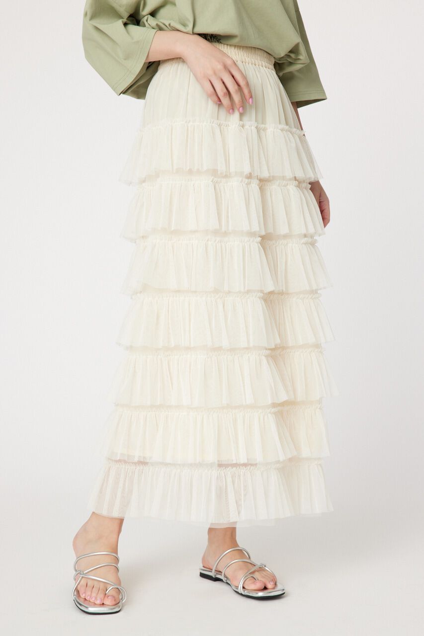 RODEO CROWNS「チュール ティアードスカート」|スカート|