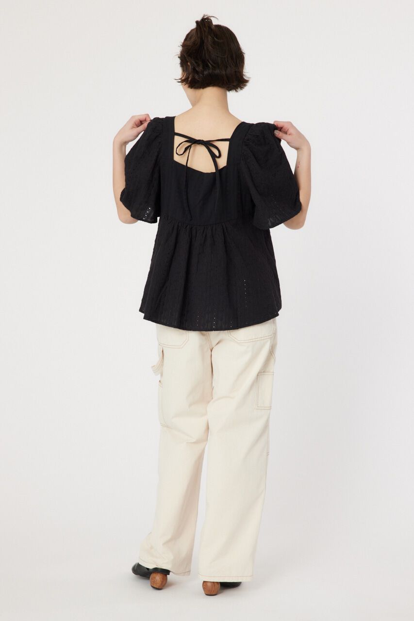 RODEO CROWNS「バックリボンフレアトップス」|シャツ・ブラウス|