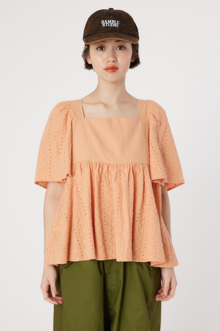 RODEO CROWNS「バックリボンフレアトップス」|シャツ・ブラウス|