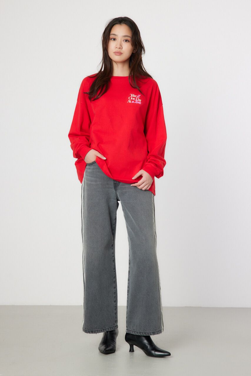 RODEO CROWNS「サイドラインルーズデニム」|デニム|