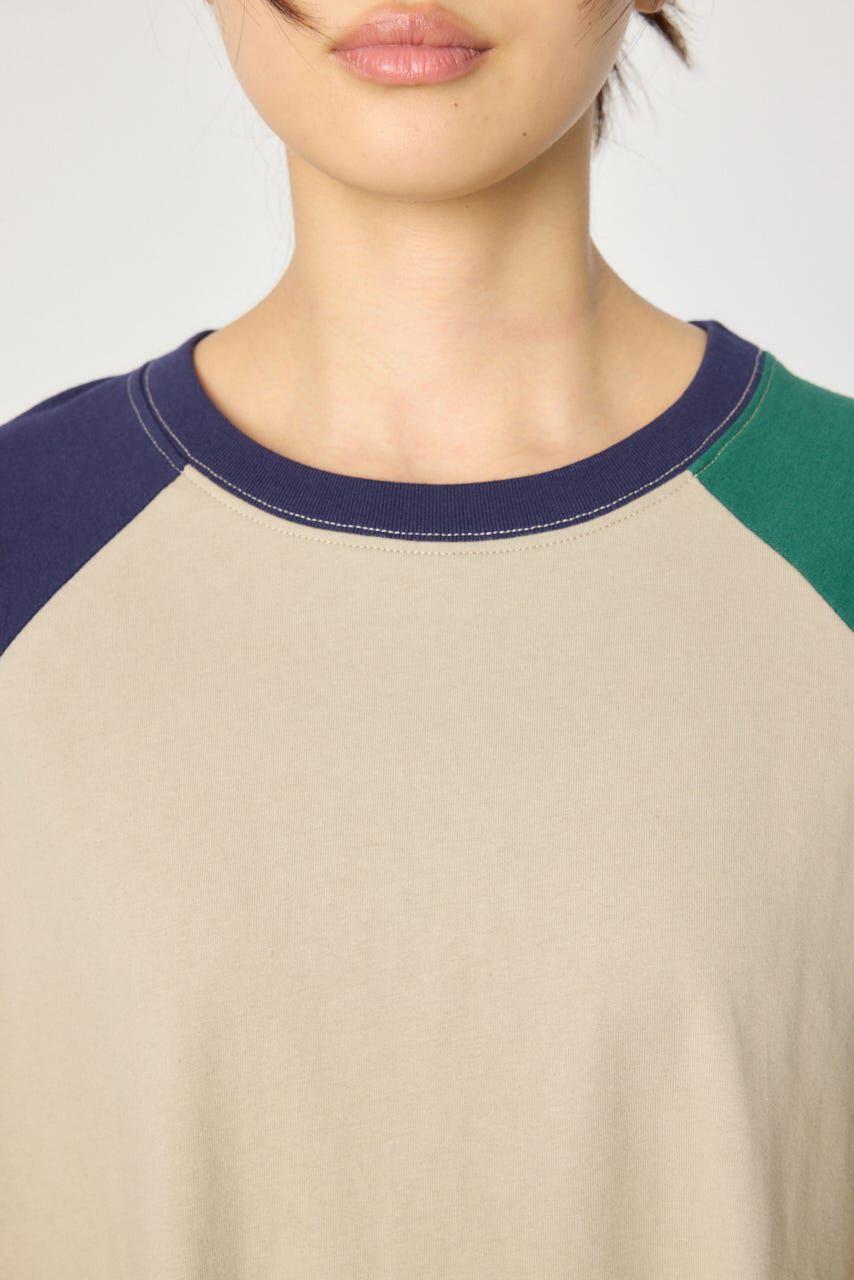 RODEO CROWNS「ラグランカラーステッチワンピース」|ワンピース|