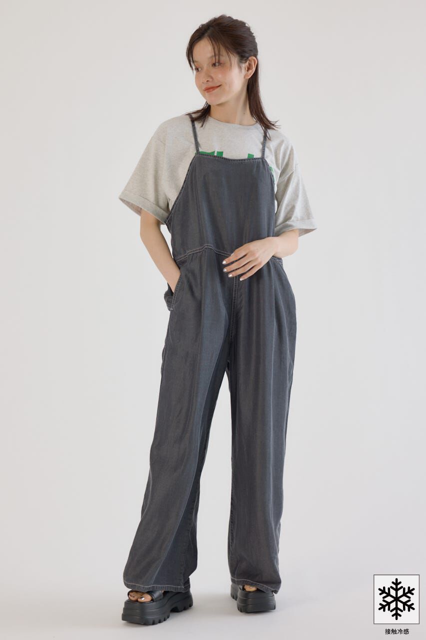 RODEO CROWNS「クールデニムリボンサロペット」|その他|