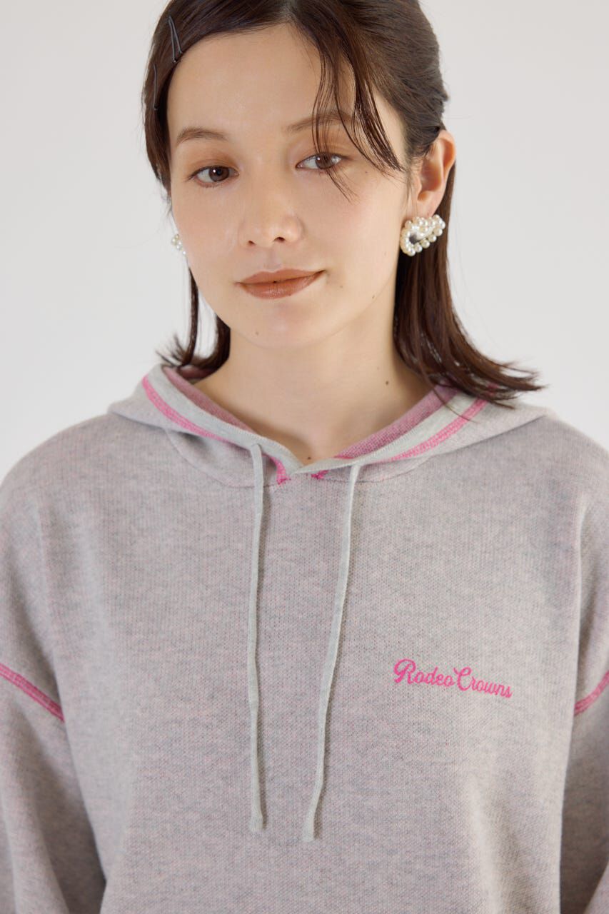 RODEO CROWNS「スウェットライクジャガードロゴフーディー」|パーカー|