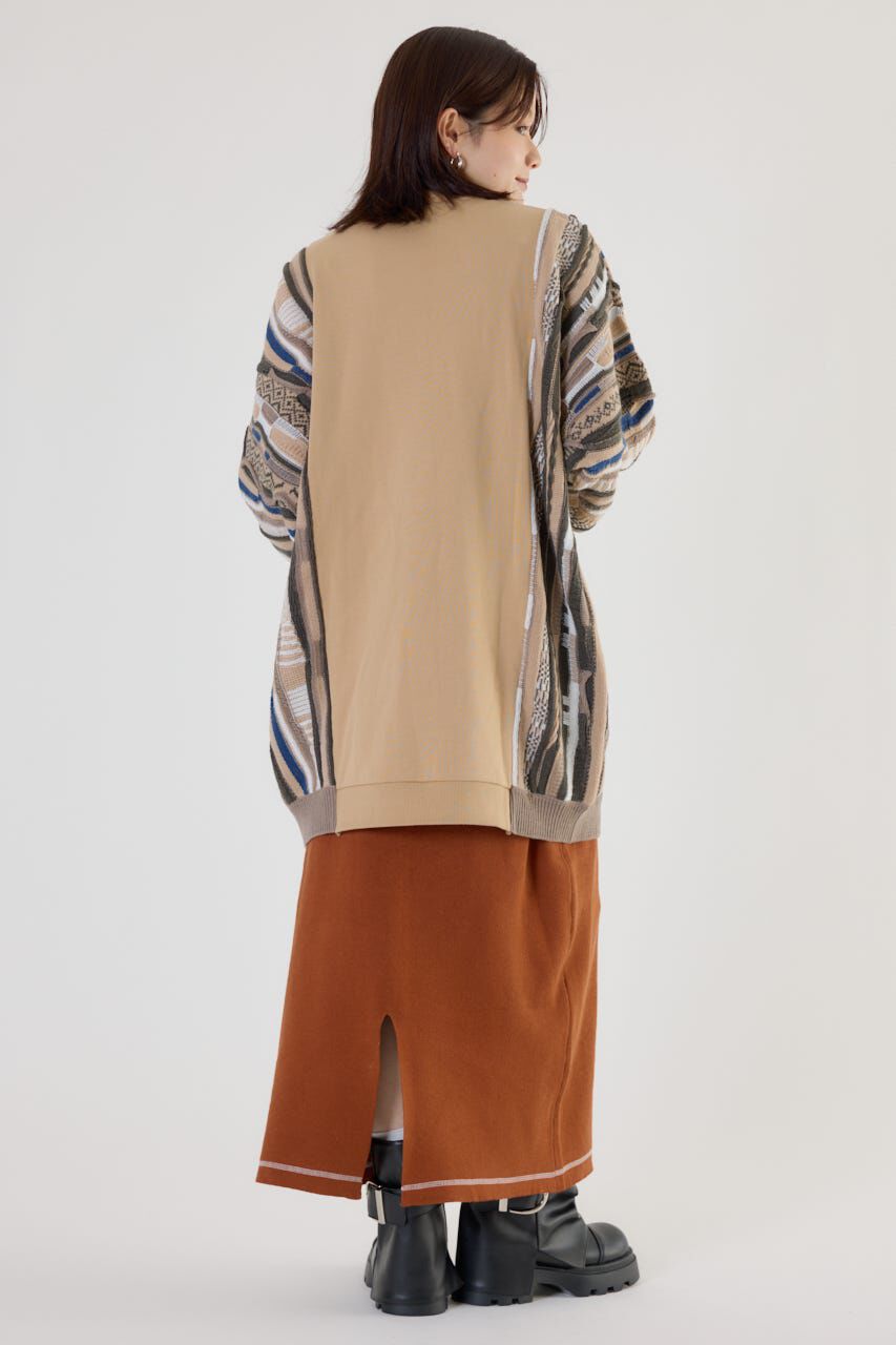 RODEO CROWNS「3D マルチカラーニットドッキングチュニック」|ニット・セーター|