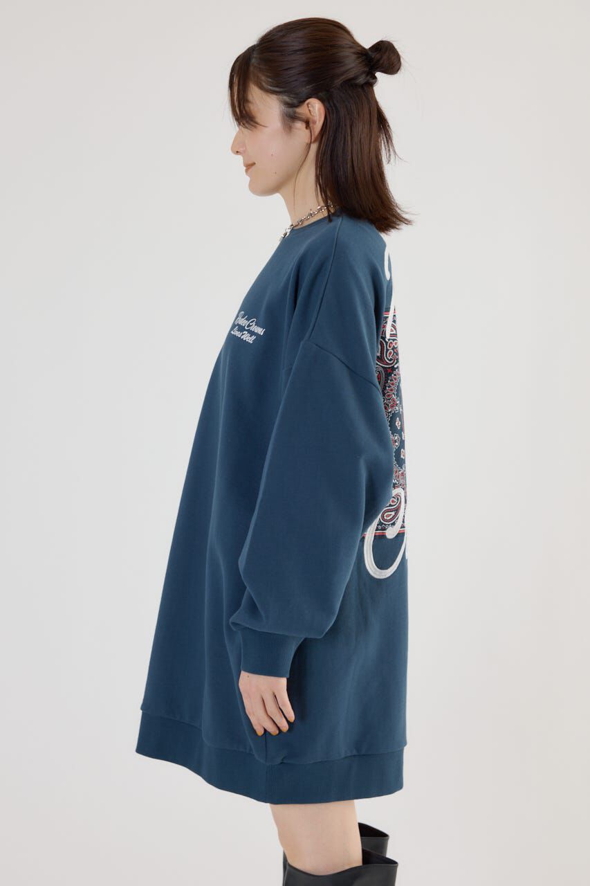 RODEO CROWNS「バンダナパッチスウェットワンピース」|ワンピース|