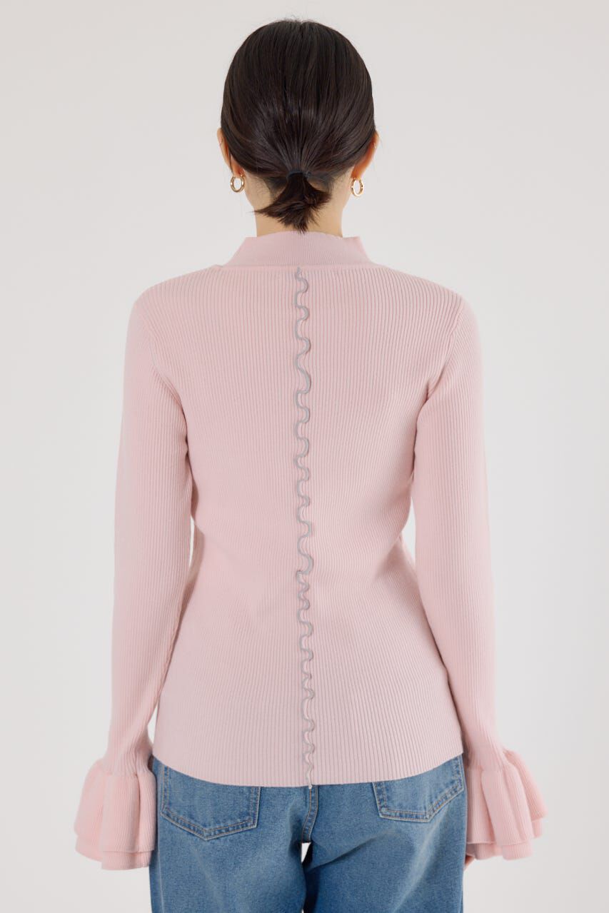 RODEO CROWNS「フリルリブニットトップス」|ニット・セーター|