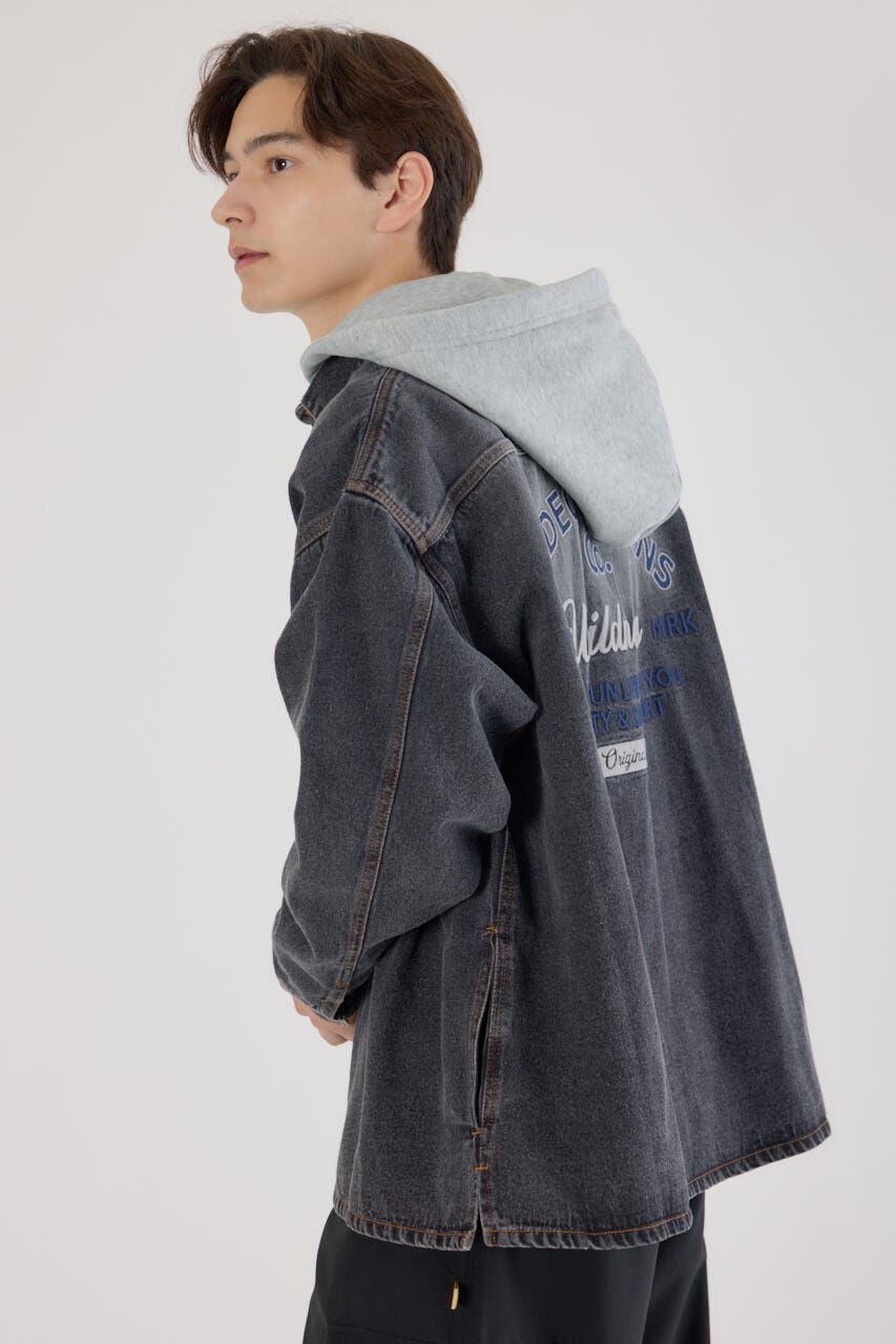 RODEO CROWNS「フーデッドデニムシャツジャケット」|その他|