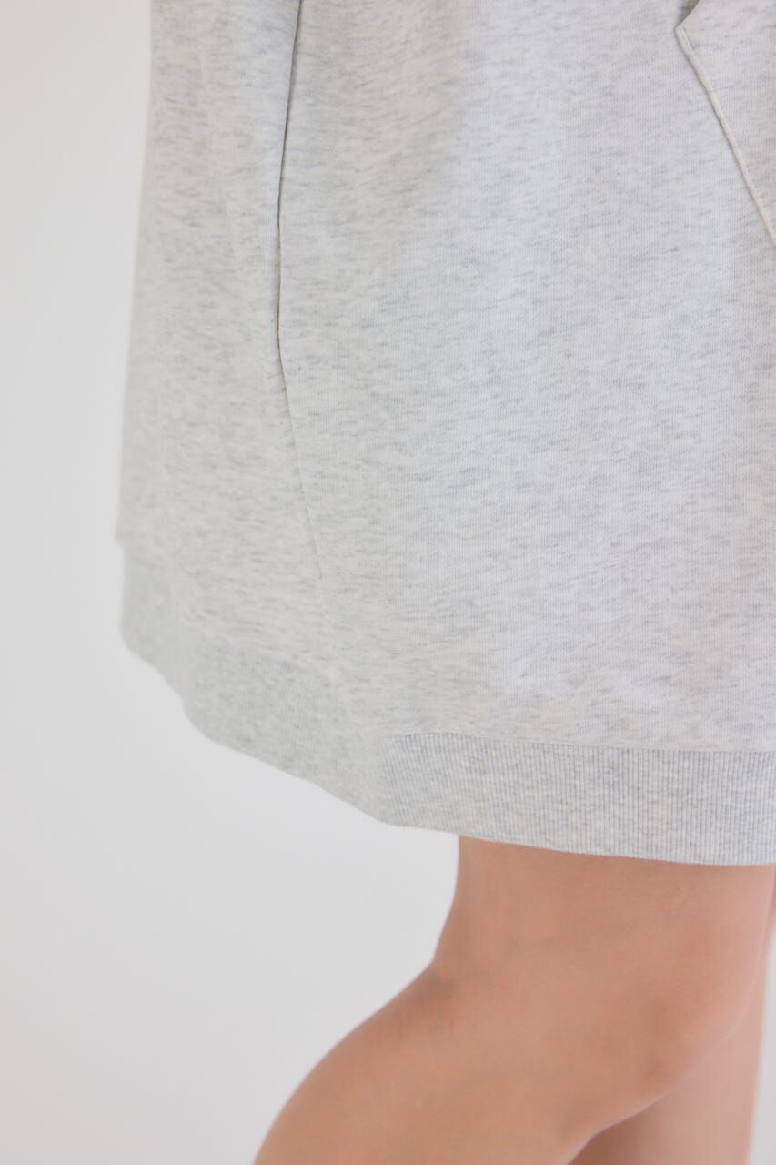 RODEO CROWNS「フェイクレザーパッチパーカーワンピース」|ワンピース|