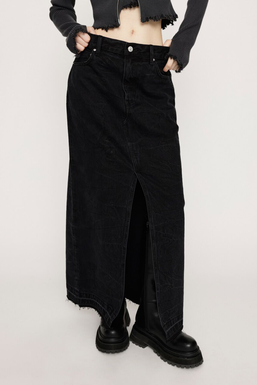 SLY「CRACK WASH LW SLIT SK-E」|スカート|