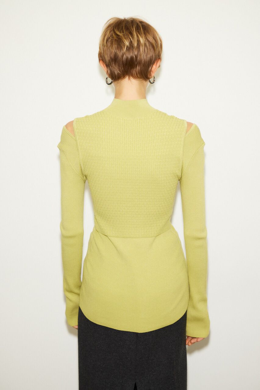 SLY「H／N LAYERED 2P HG トップス」|ニット・セーター|