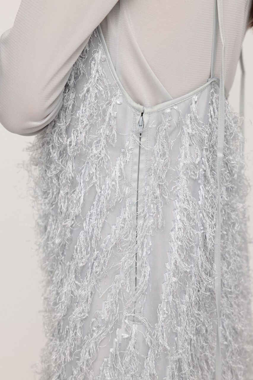 SLY「FRINGE JQ LONG CAMI DRESS 2P」|ワンピース|