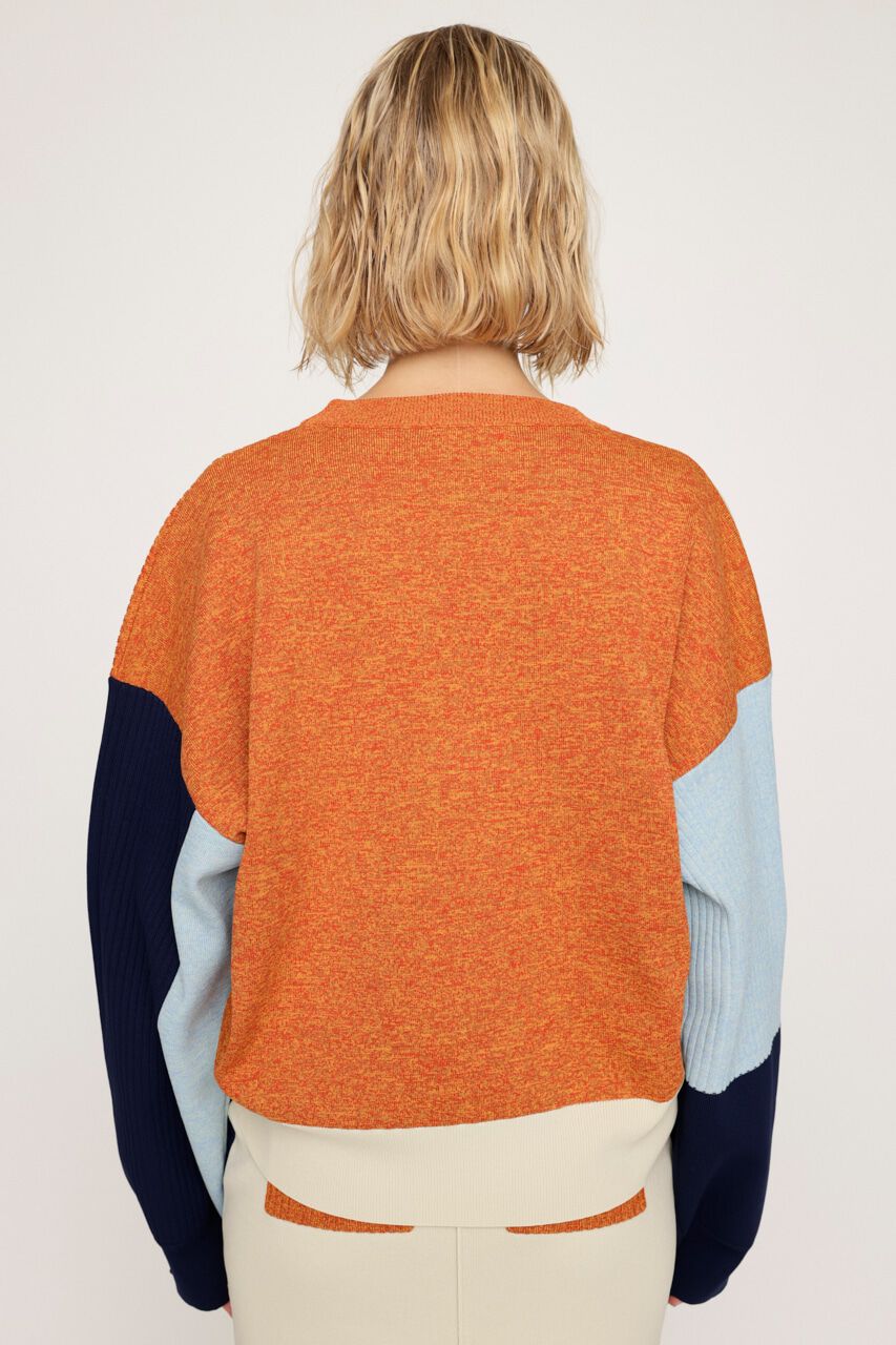 SLY「BLOCKING LIGHT KNIT トップス」|ニット・セーター|