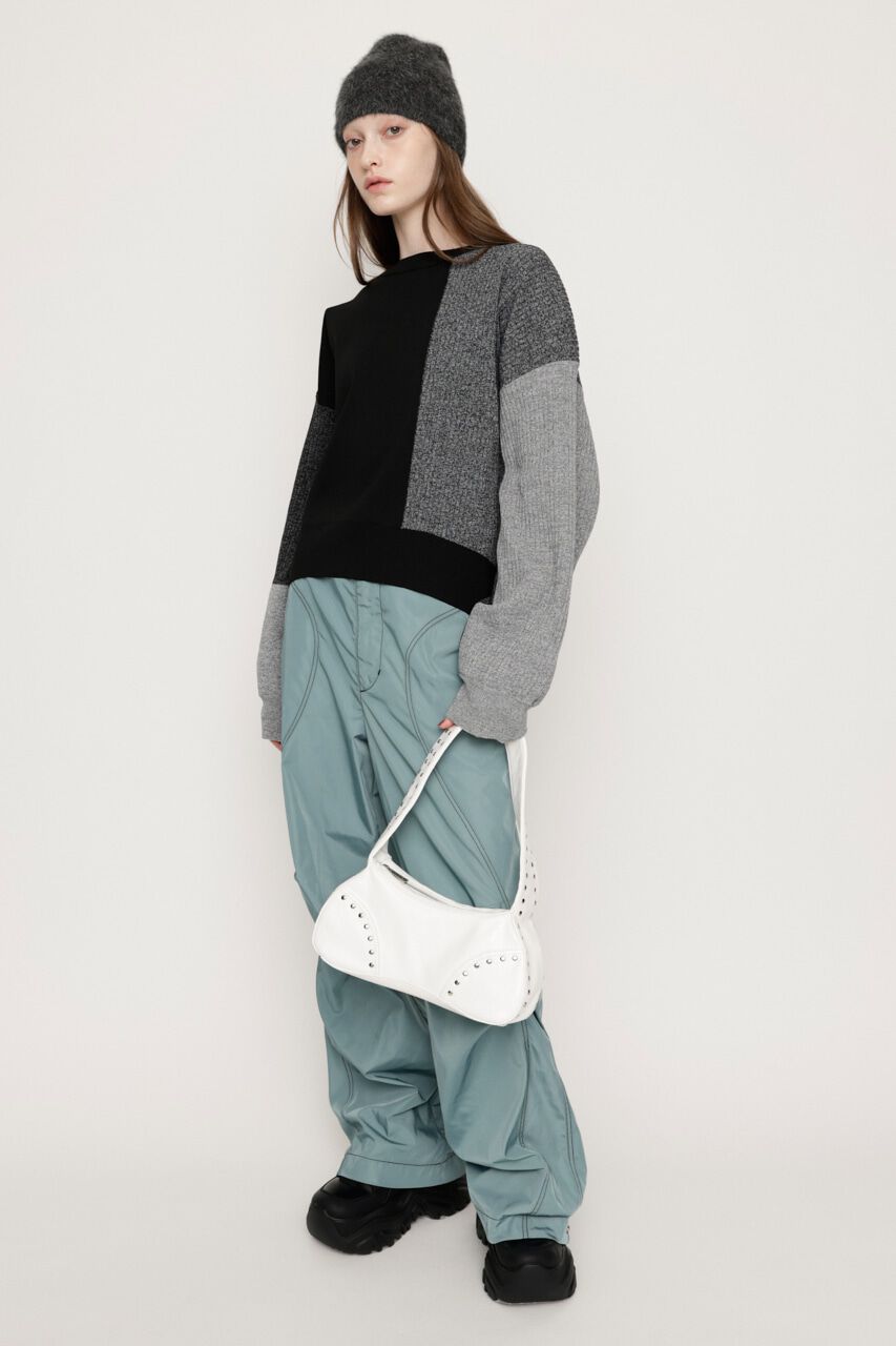 SLY「BLOCKING LIGHT KNIT トップス」|ニット・セーター|