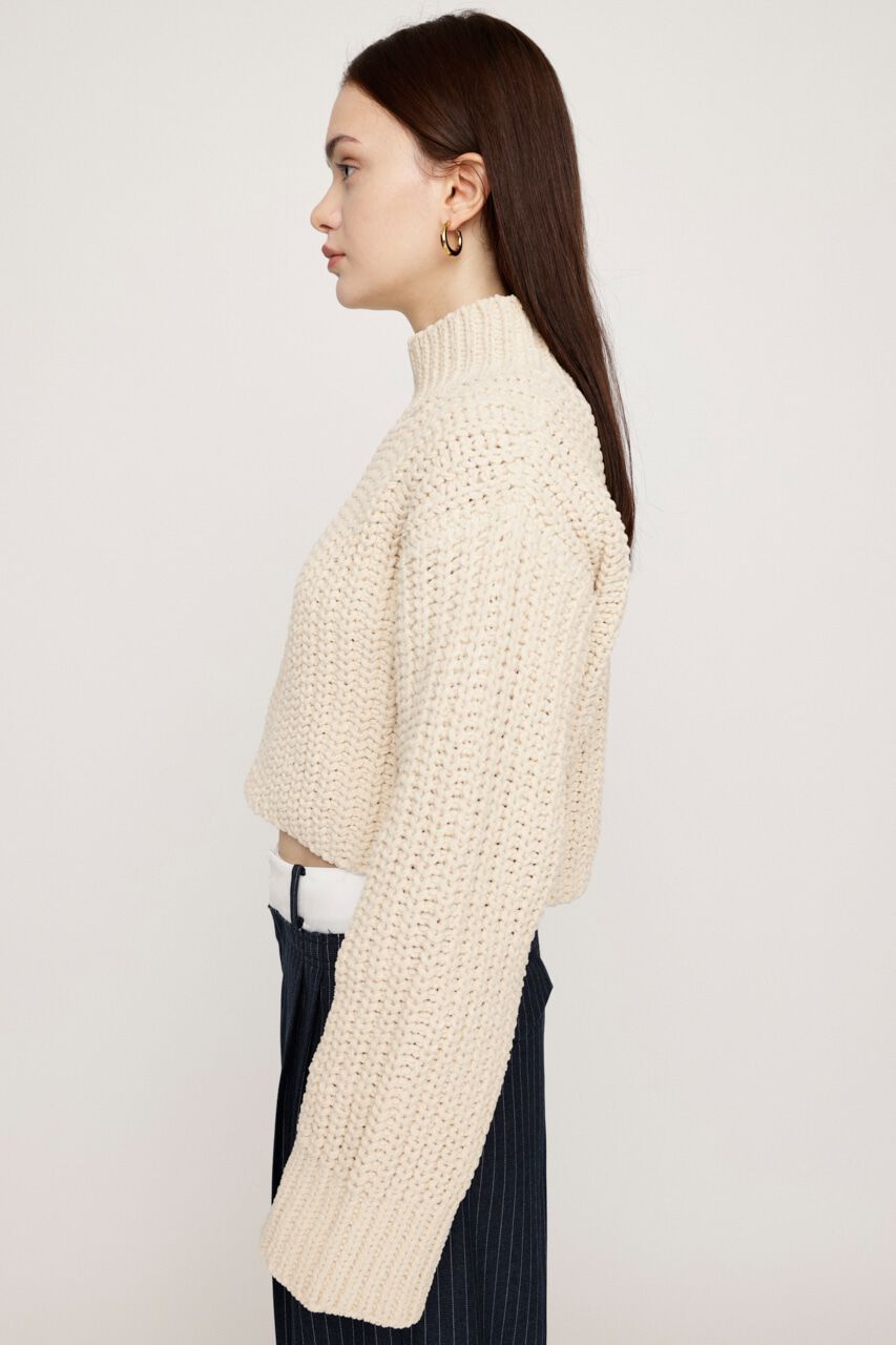 SLY「MOLE YARN CROP トップス」|ニット・セーター|