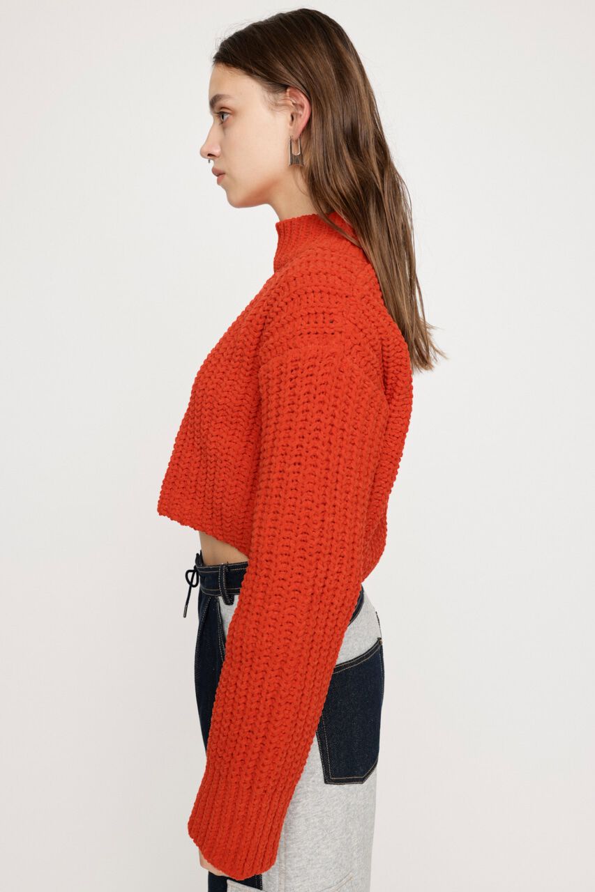 SLY「MOLE YARN CROP トップス」|ニット・セーター|