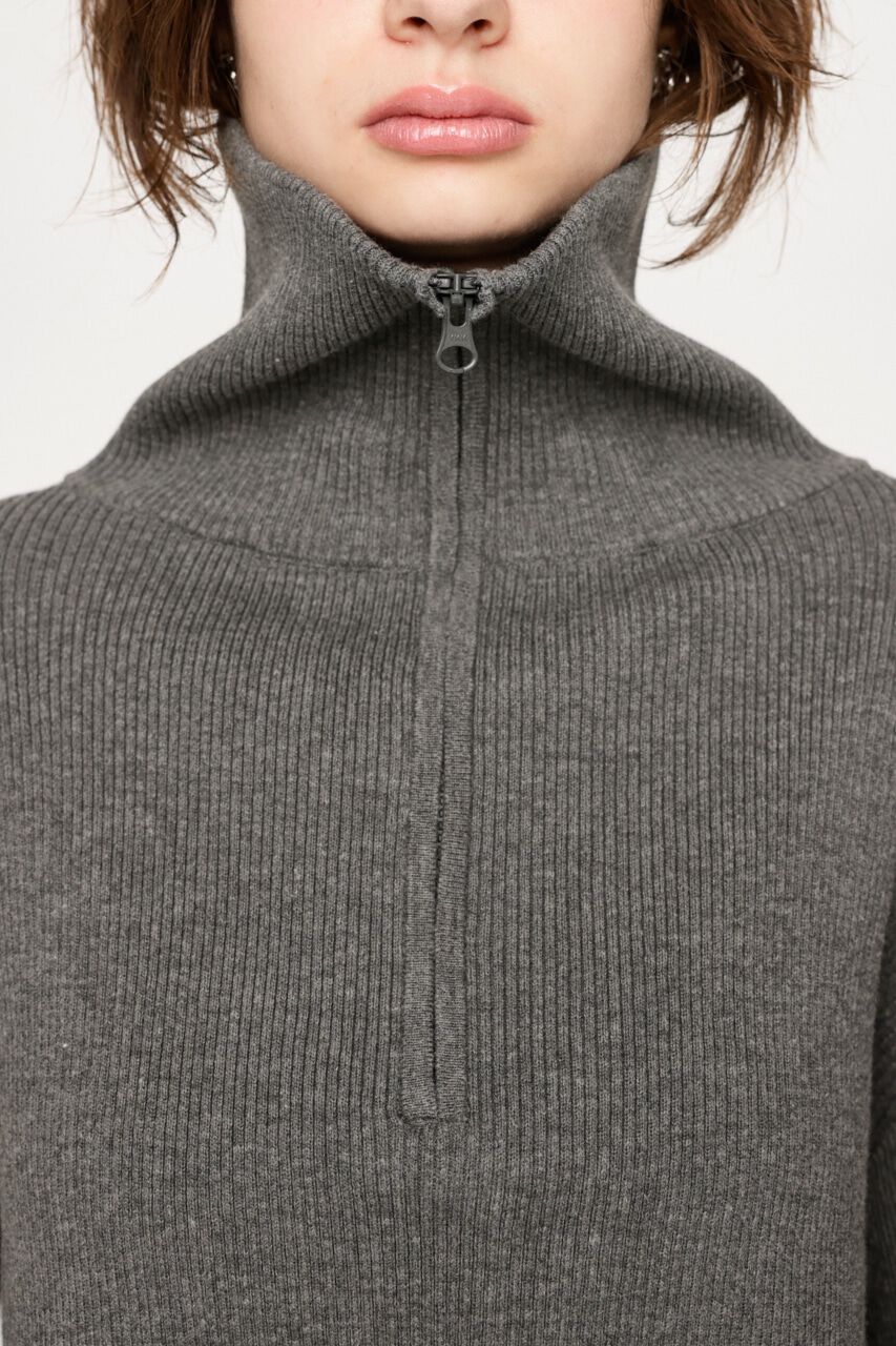 SLY「BIG COLLOR ZIP UP 2P ショートワンピース」|ワンピース|