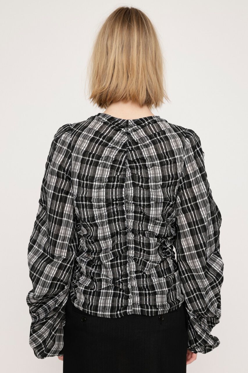 SLY「CUT OUT VOLUME SLEEVE トップス」|シャツ・ブラウス|