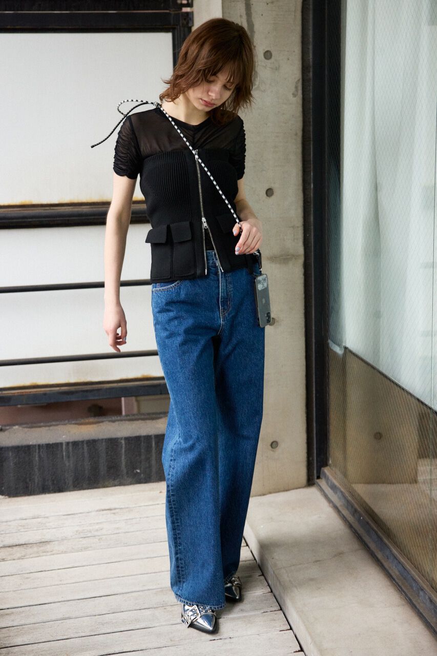 SLY「EB-STRAIGHT PT-C」|デニム|